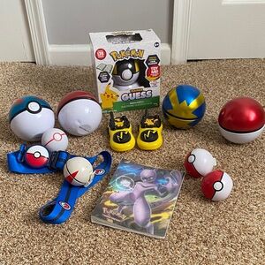 Trainer Guess Game Set with Poké Balls
